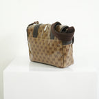 Gucci GG Crystal Monogram Canvas Messenger Bag