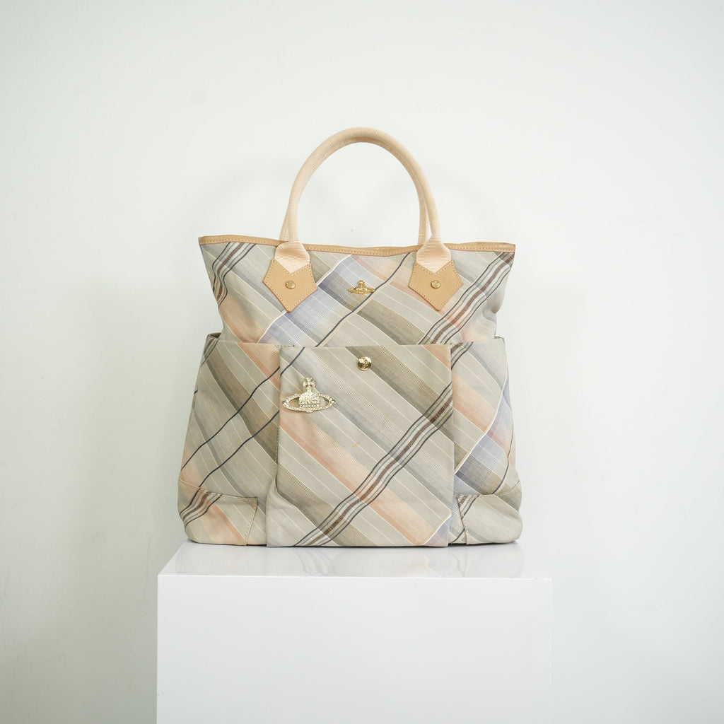 Vivienne Westwood Tartan Tote Bag