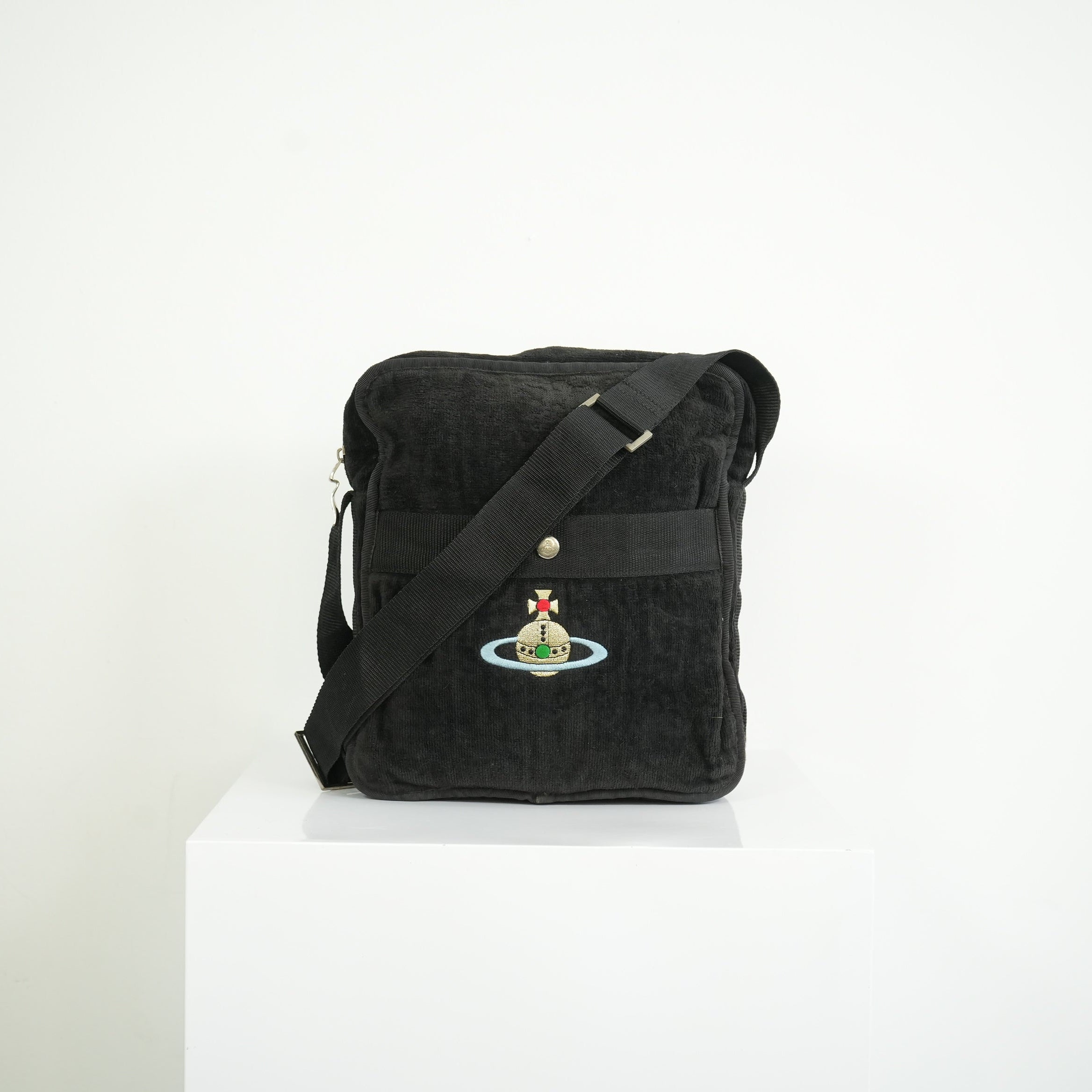 Vivienne Westwood Black Messenger Bag