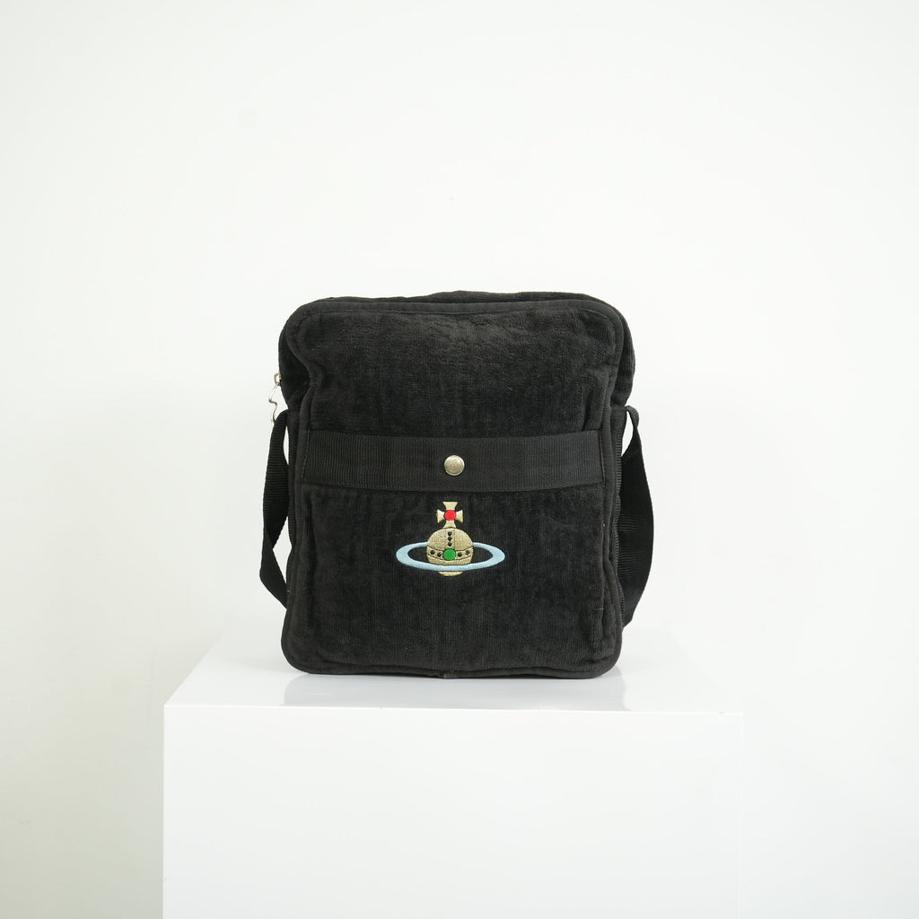 Vivienne Westwood Black Messenger Bag