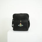 Vivienne Westwood Black Messenger Bag