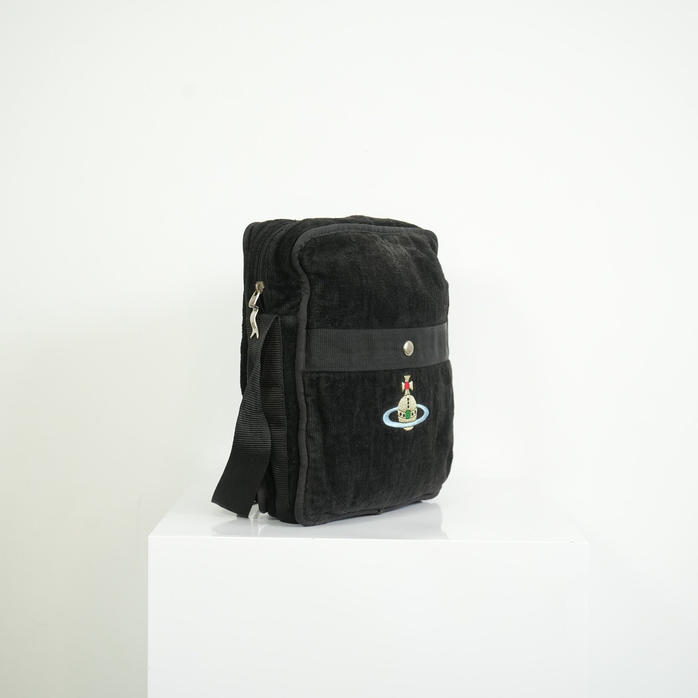 Vivienne Westwood Black Messenger Bag