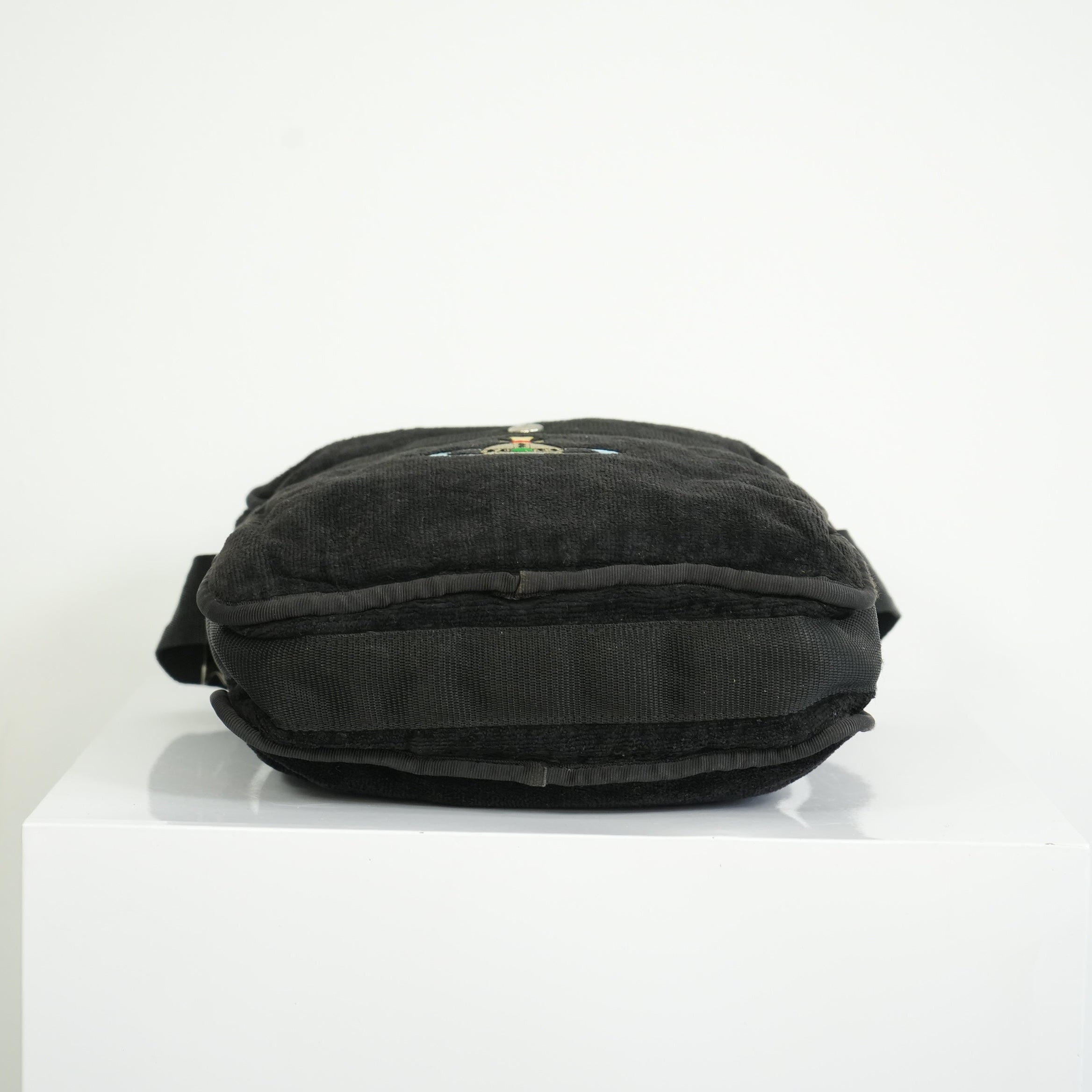 Vivienne Westwood Black Messenger Bag