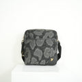 Vivienne Westwood Distinctive Black and Grey Leopard Pattern Crossbody Bag
