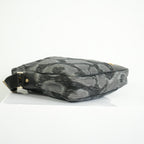 Vivienne Westwood Distinctive Black and Grey Leopard Pattern Crossbody Bag