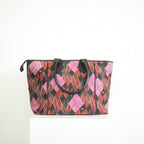 Vivienne Westwood Red and Pink Argyle Fabric Pattern Tote Bag