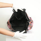 Vivienne Westwood Red and Pink Argyle Fabric Pattern Tote Bag