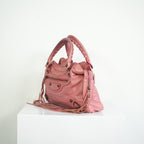 Balenciaga Pink Leather City Bag