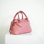 Balenciaga Pink Leather City Bag