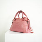 Balenciaga Pink Leather City Bag