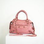 Balenciaga Pink Leather City Bag