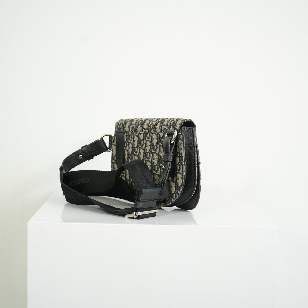 Christian Dior Oblique Saddle Messenger Pouch Bag