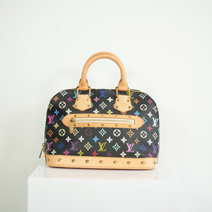 Louis Vuitton Multicolor Murakami Black Alma PM