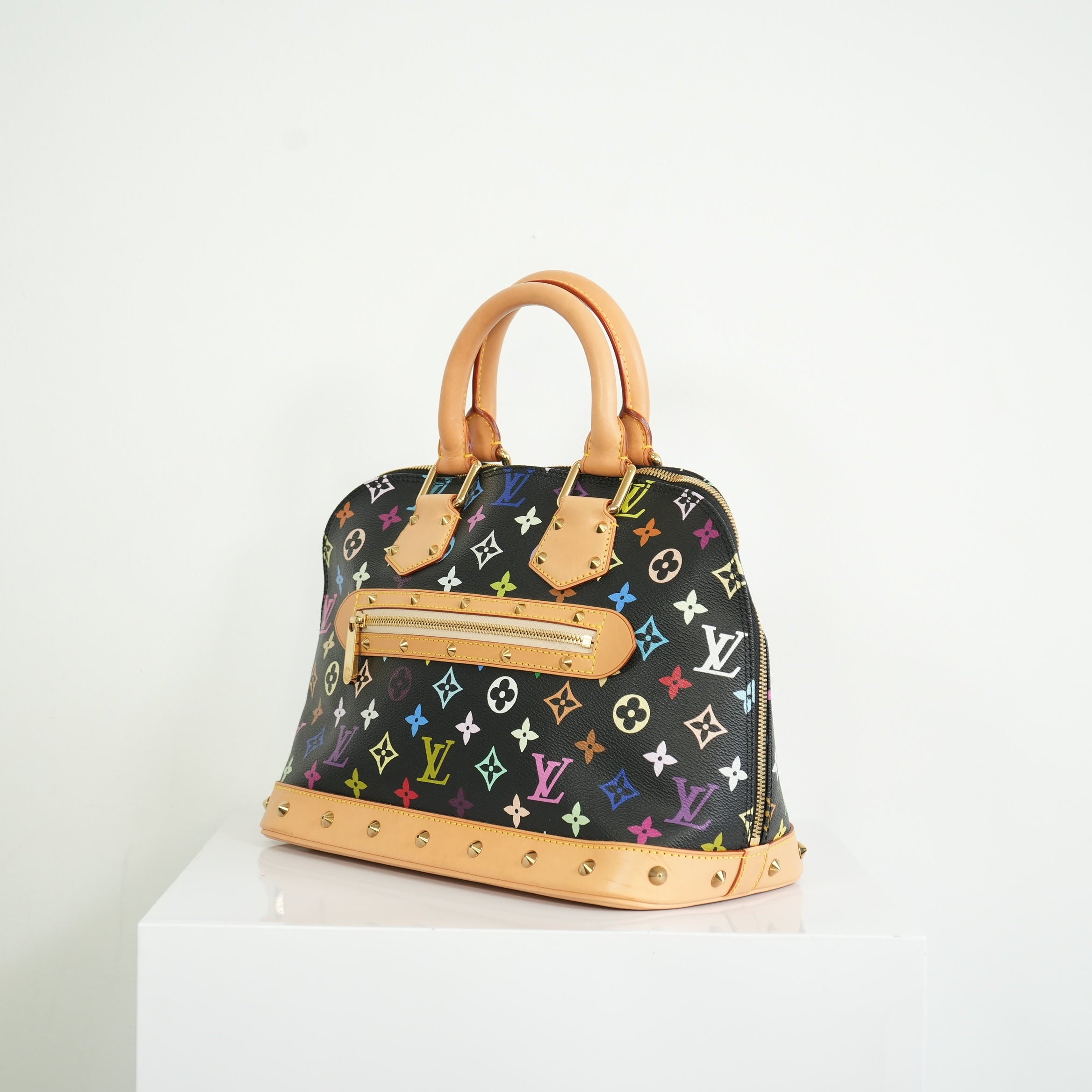 Louis Vuitton Multicolor Murakami Black Alma PM