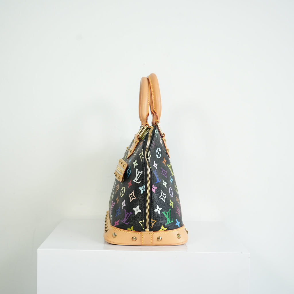 Louis Vuitton Multicolor Murakami Black Alma PM