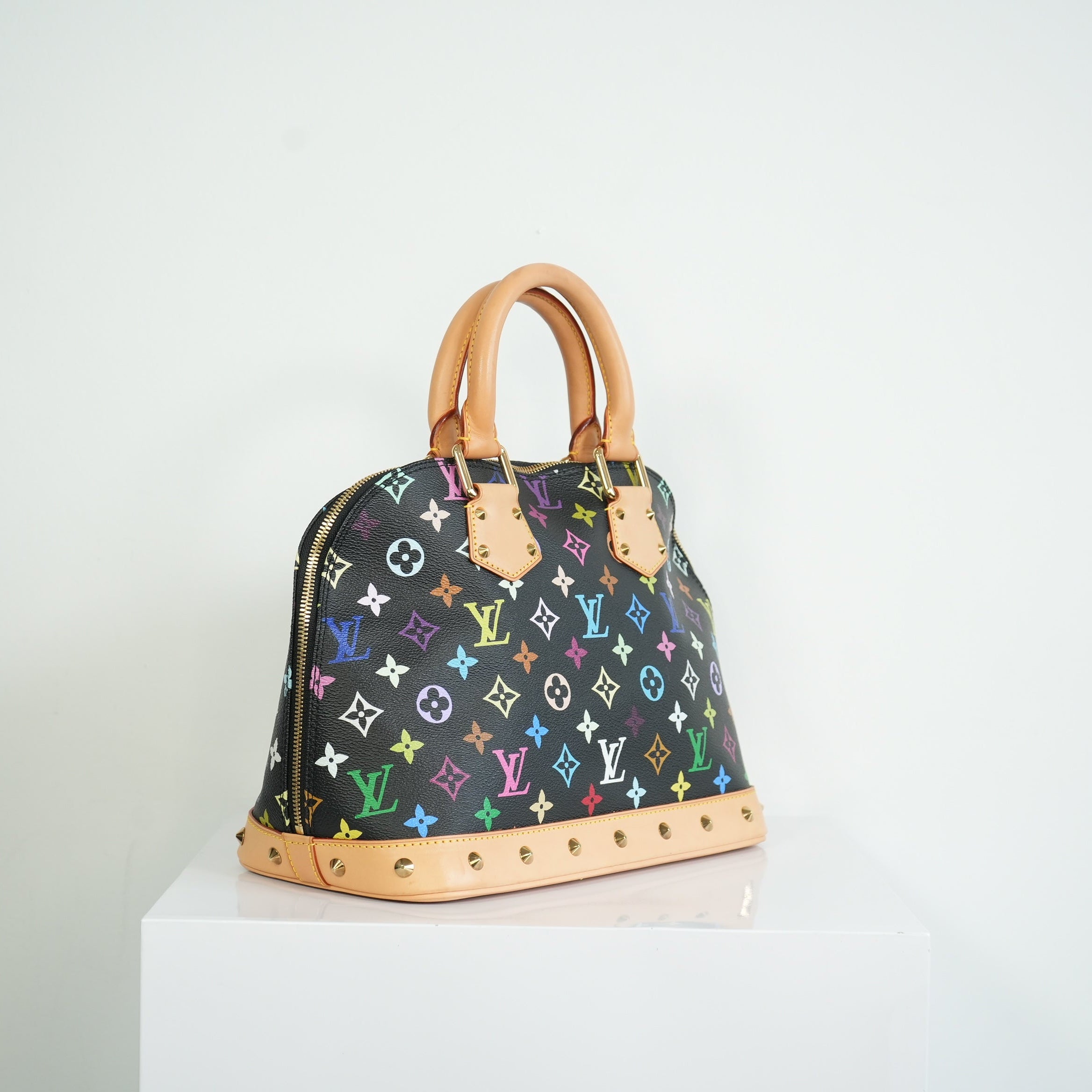 Louis Vuitton Multicolor Murakami Black Alma PM
