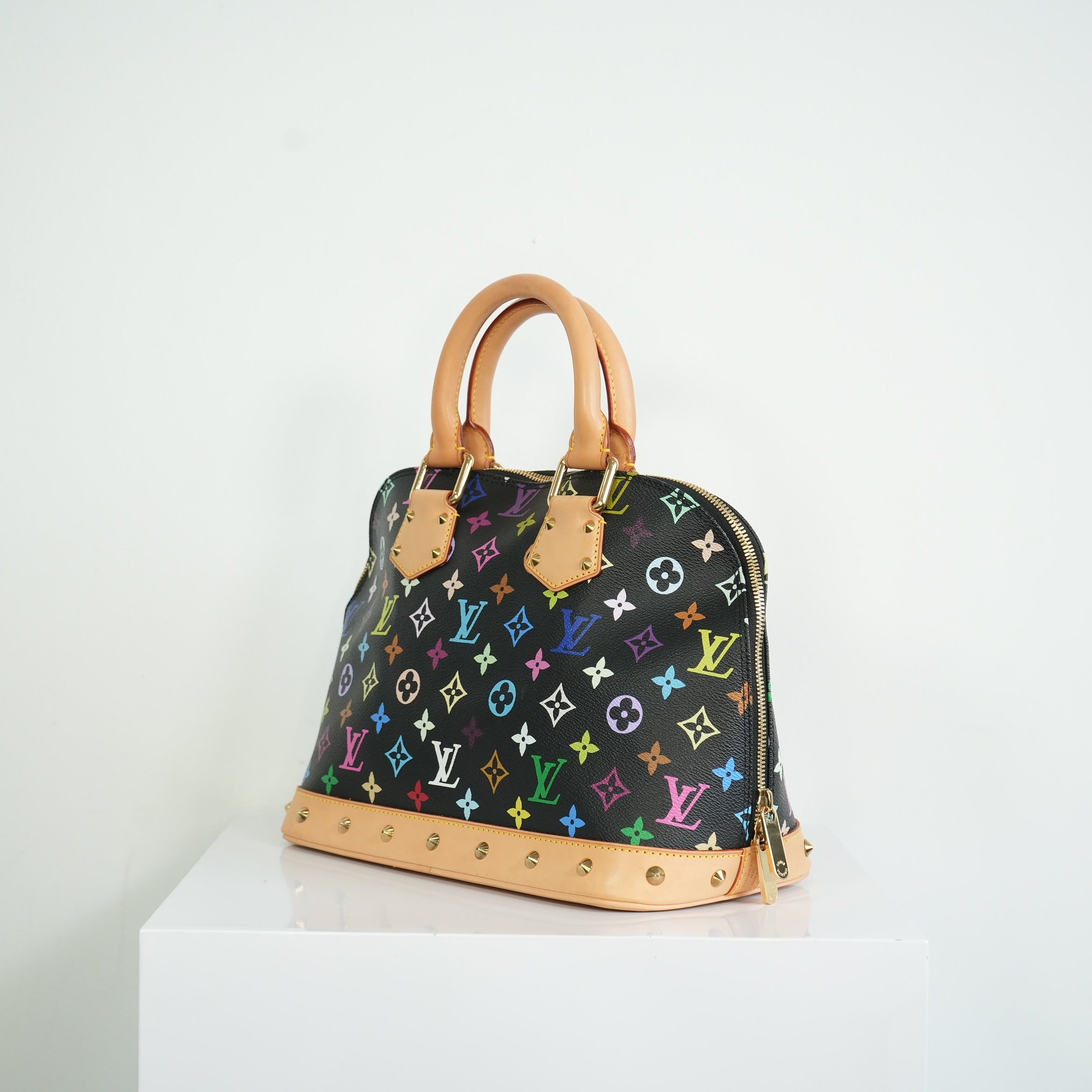 Louis Vuitton Multicolor Murakami Black Alma PM