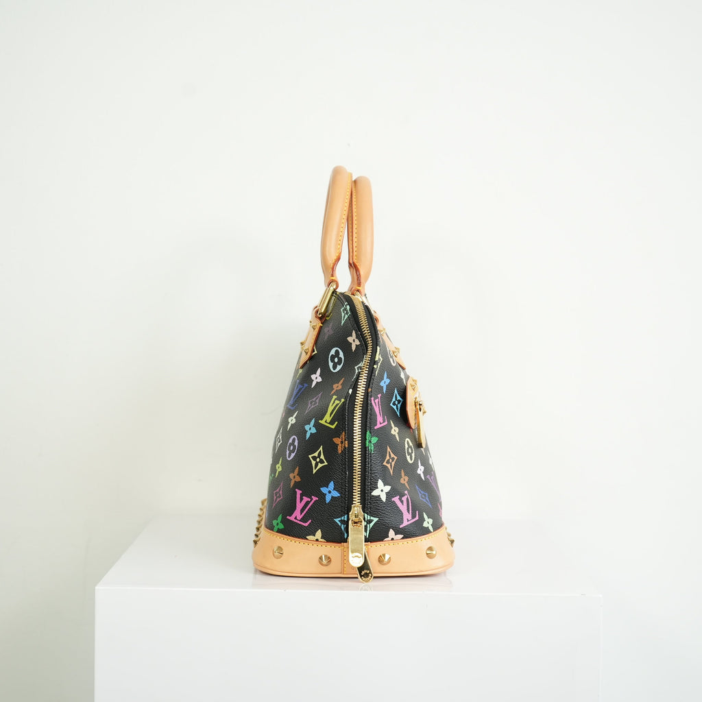 Louis Vuitton Multicolor Murakami Black Alma PM