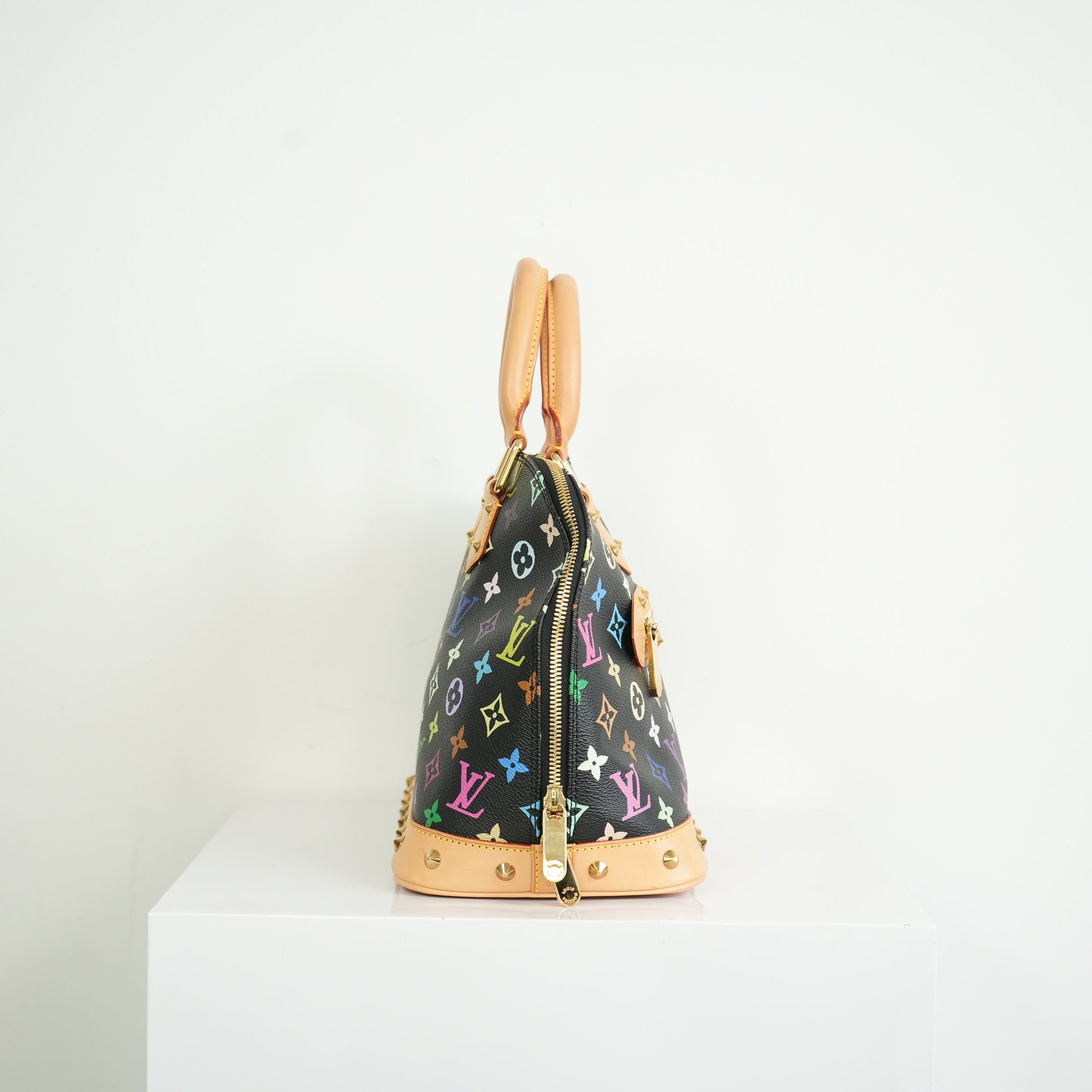 Louis Vuitton Multicolor Murakami Black Alma PM