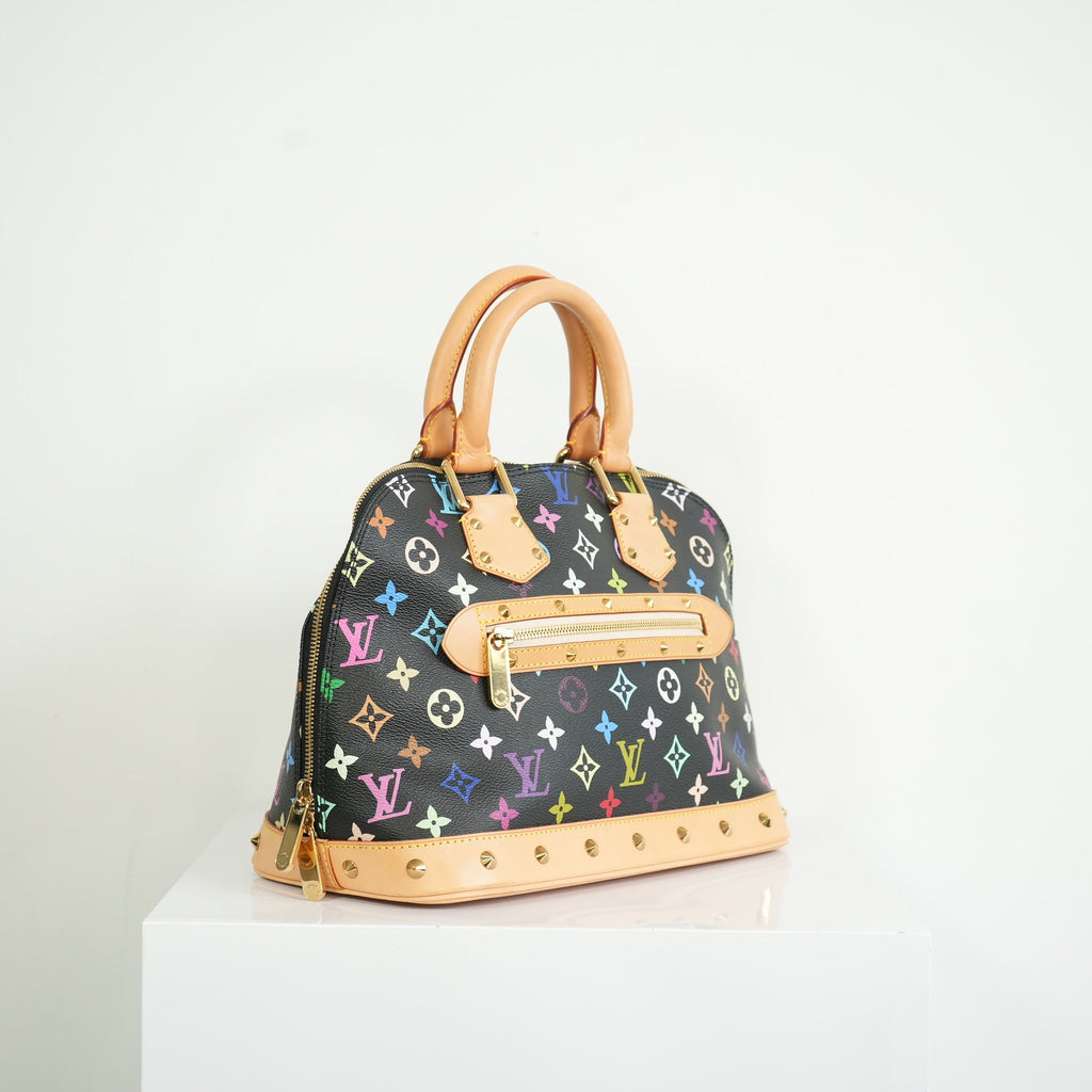 Louis Vuitton Multicolor Murakami Black Alma PM