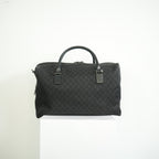 Gucci Black Canvas Duffel Bag
