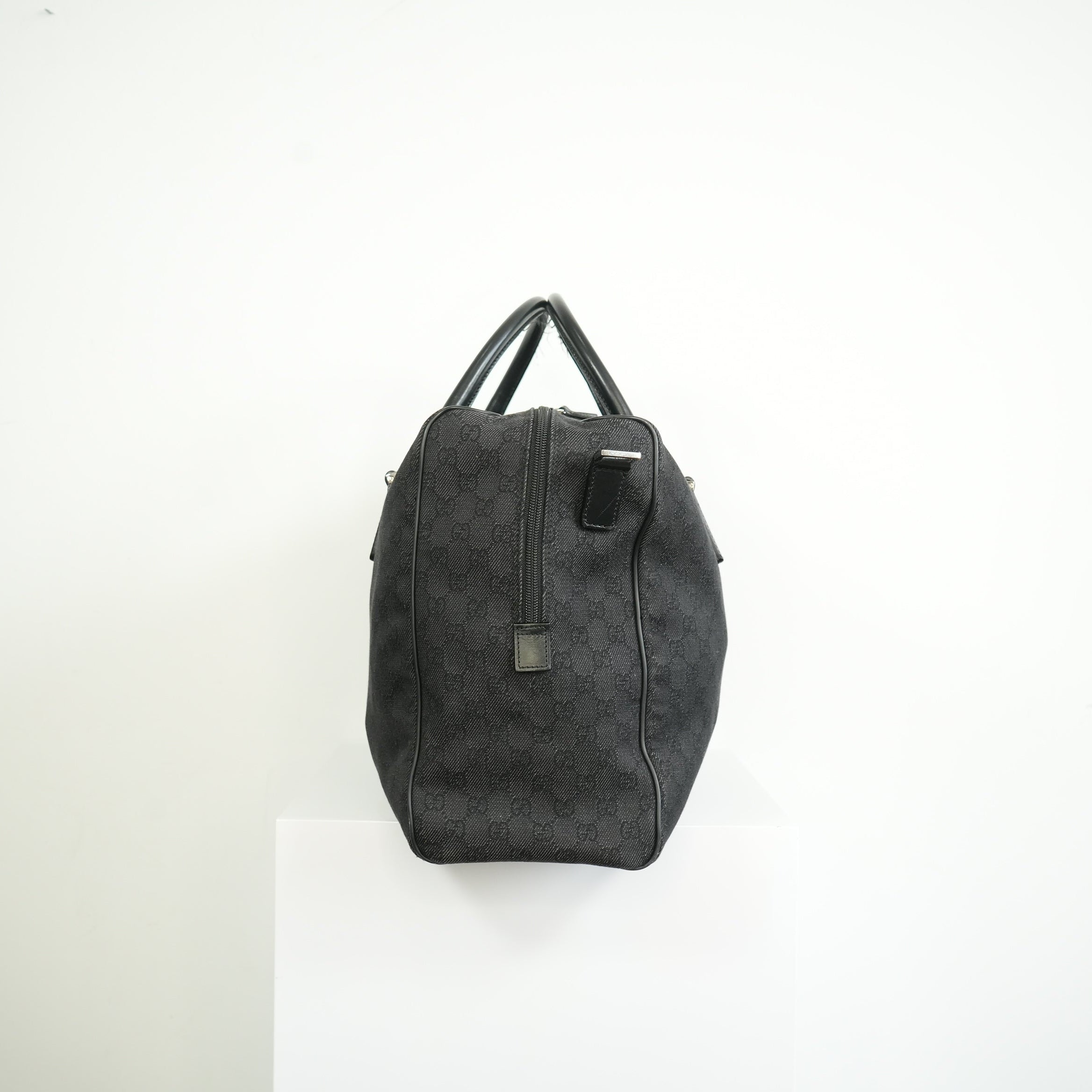 Gucci Black Canvas Duffel Bag