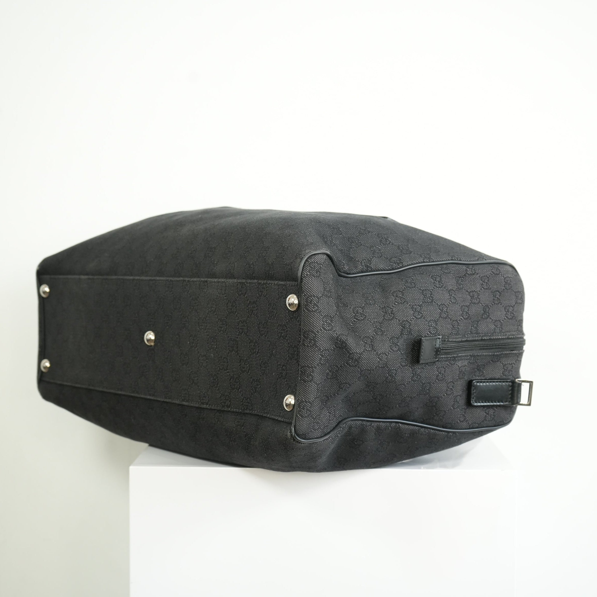 Gucci Black Canvas Duffel Bag