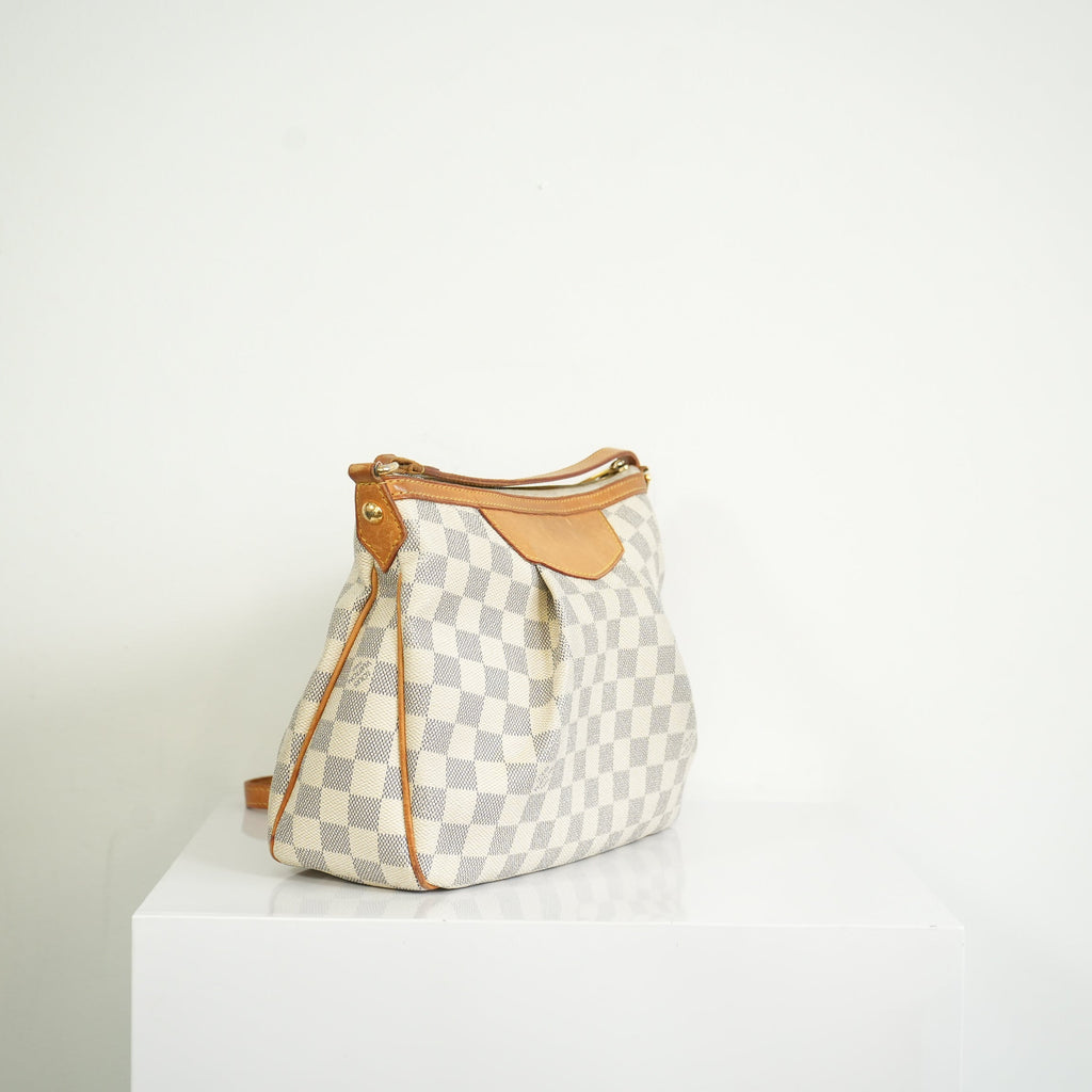 Louis Vuitton Damier Azure Siracusa PM Bag