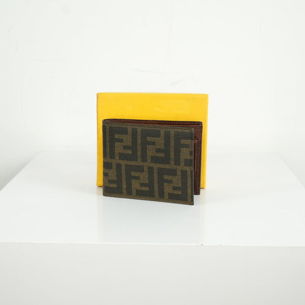 Fendi Tobacco Zucca Canvas Bifold Wallet