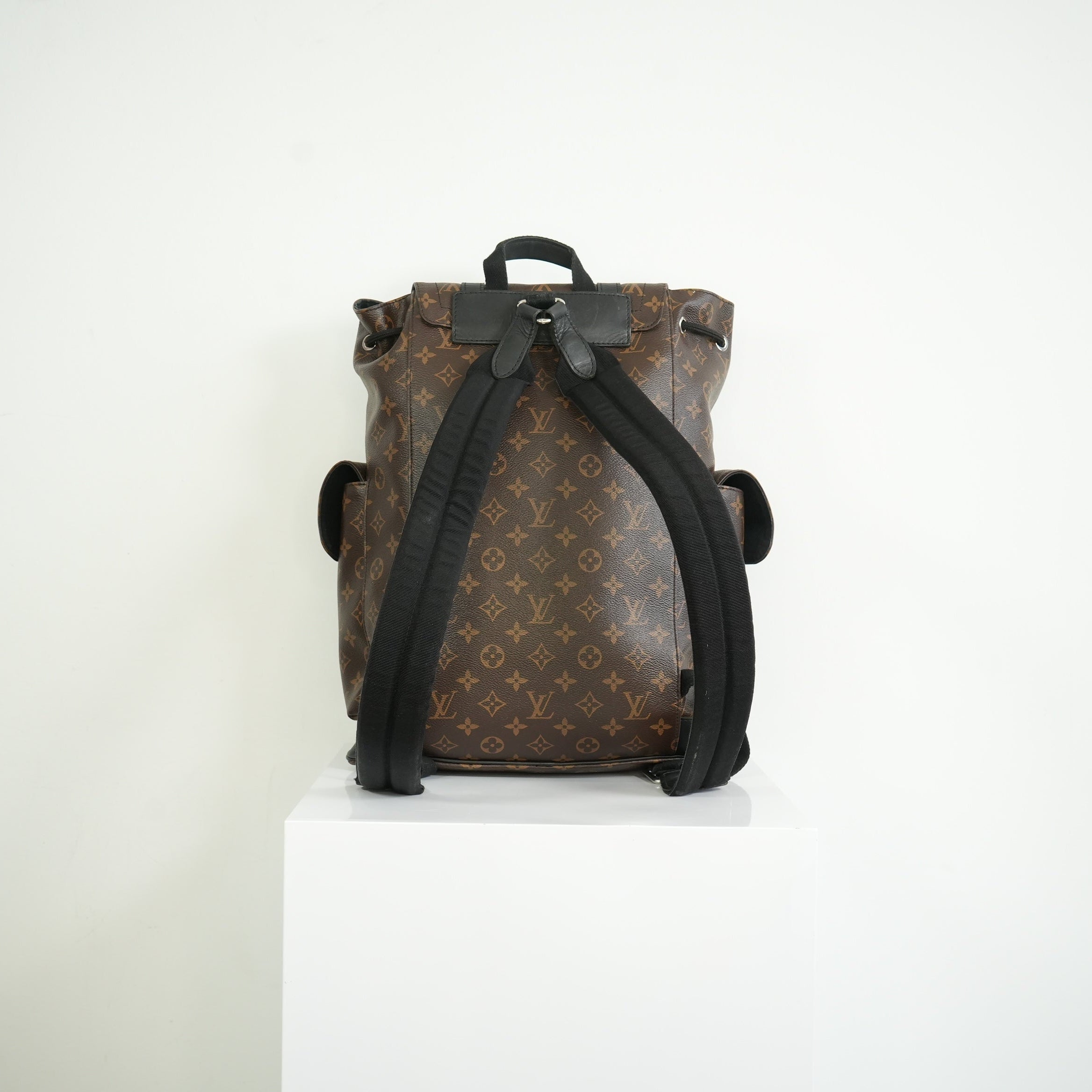 Louis Vuitton Monogram Macassar Canvas Christopher Backpack