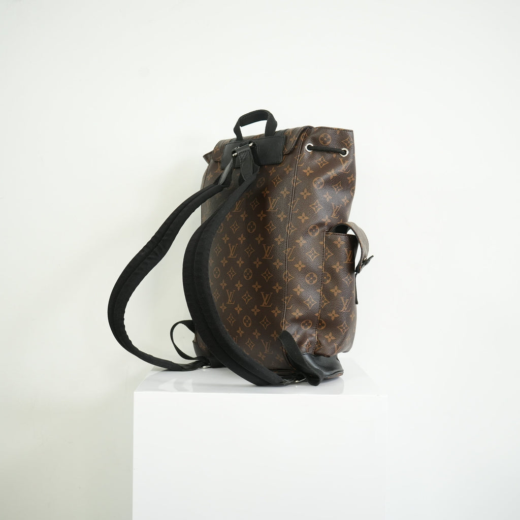 Louis Vuitton Monogram Macassar Canvas Christopher Backpack