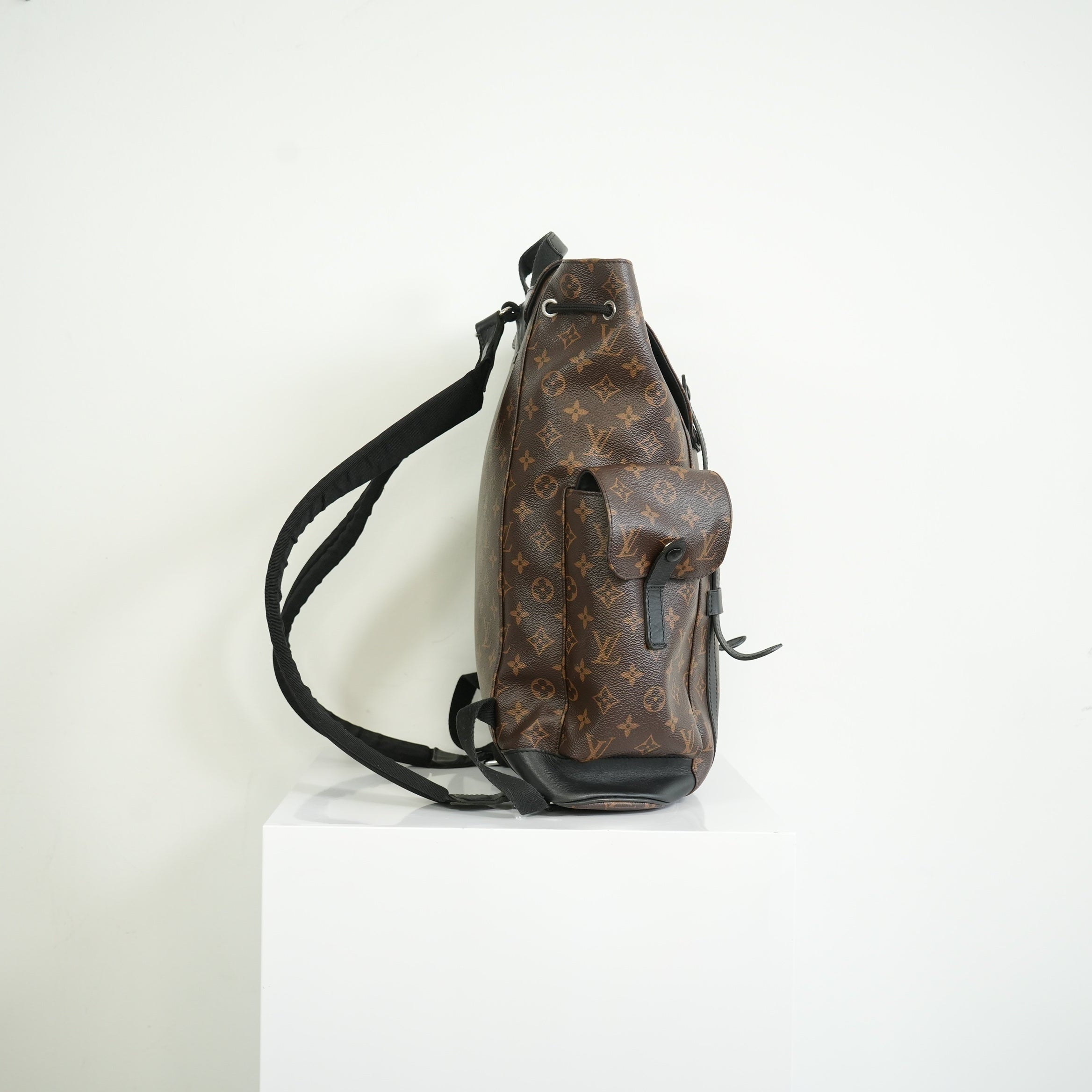 Louis Vuitton Monogram Macassar Canvas Christopher Backpack