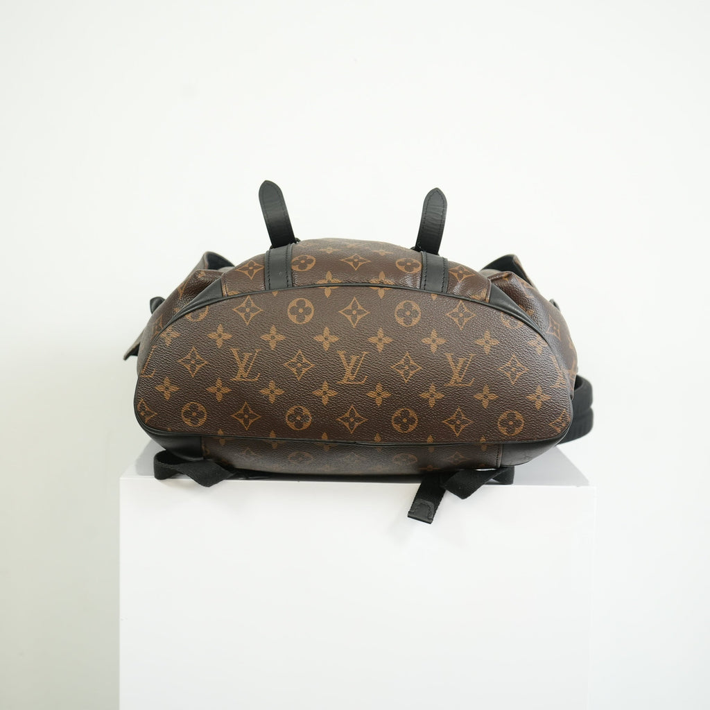 Louis Vuitton Monogram Macassar Canvas Christopher Backpack