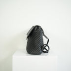 Chanel Black Chevron Lambskin Backpack