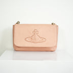 Vivienne Westwood Chelsea Blush Pink Leather Shoulder Bag