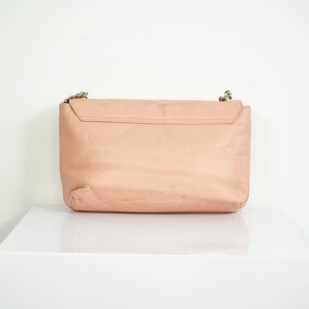 Vivienne Westwood Chelsea Blush Pink Leather Shoulder Bag