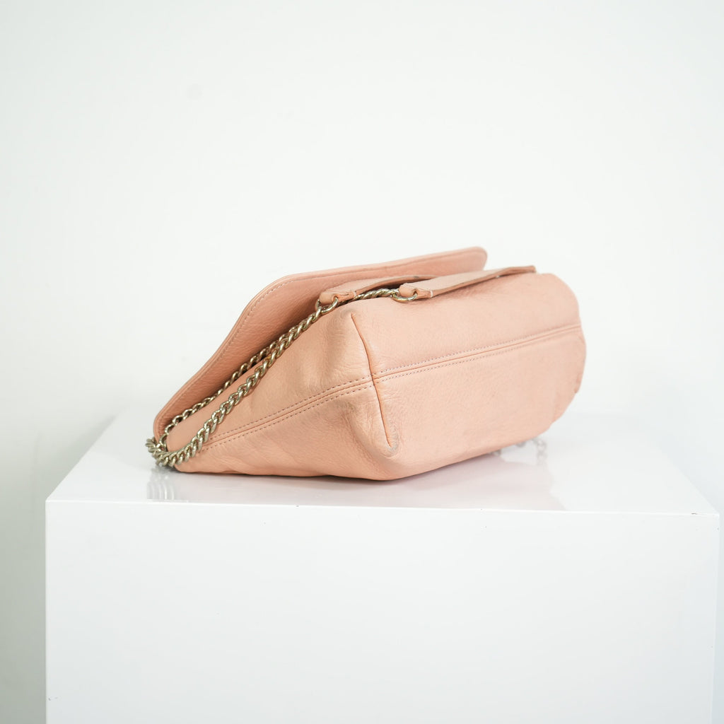Vivienne Westwood Chelsea Blush Pink Leather Shoulder Bag