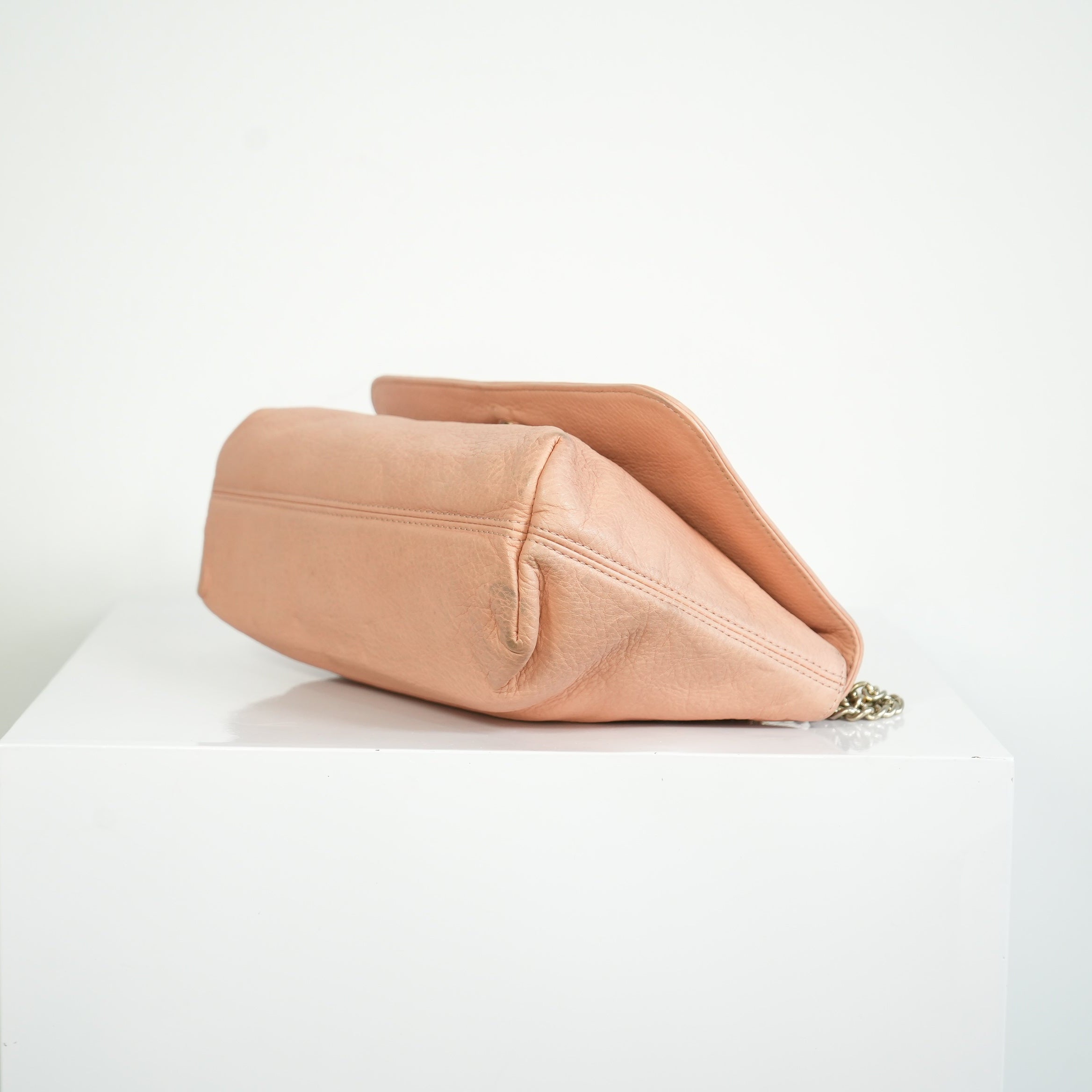 Vivienne Westwood Chelsea Blush Pink Leather Shoulder Bag