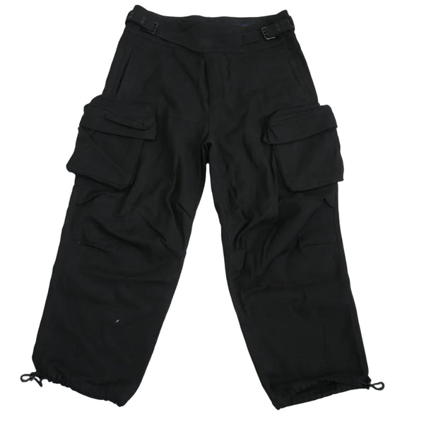 Louis Vuitton Virgil Abloh 3D Pocket Black Cargo Pants Size 48