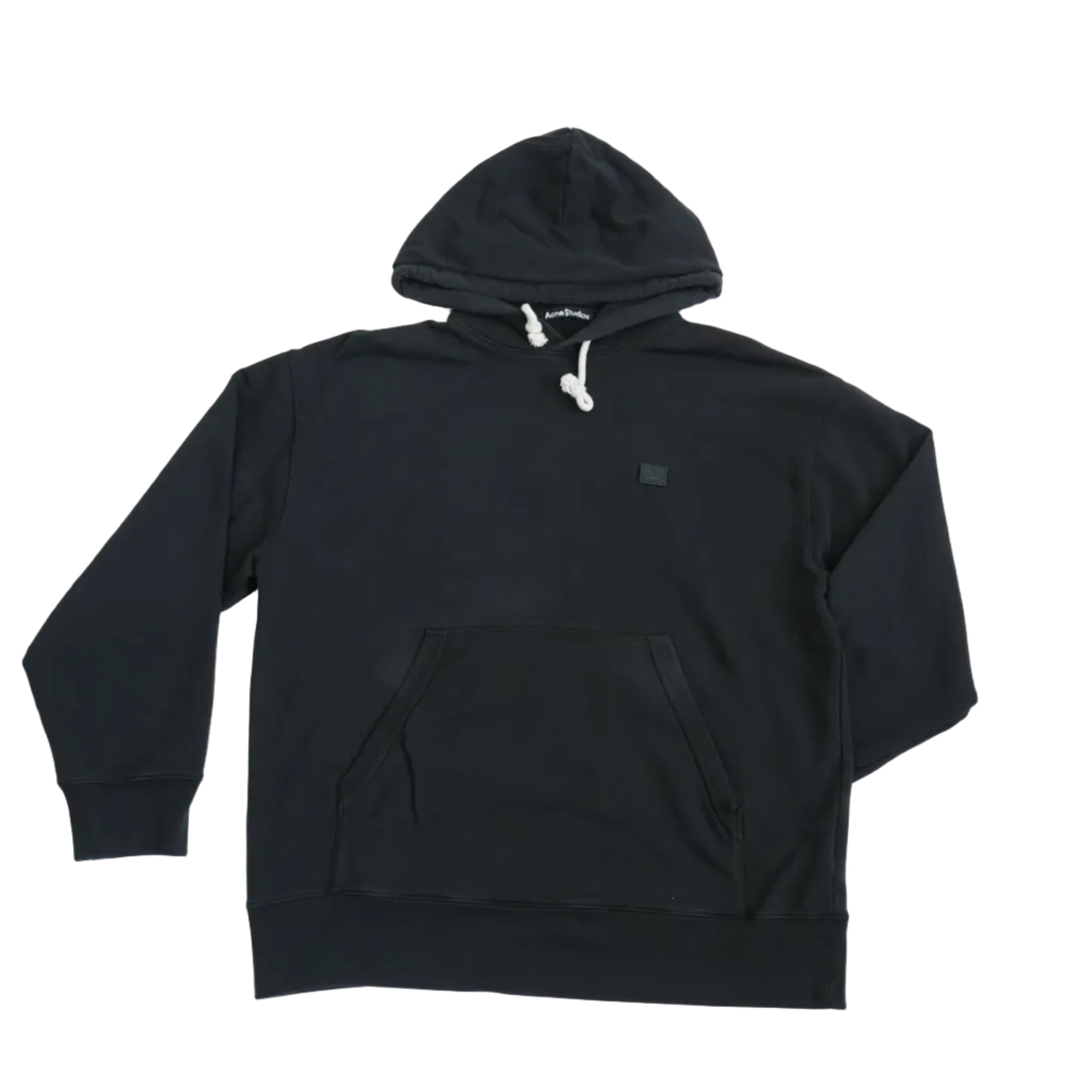 Acne Studios Fairah Face Black Hoodie Size Medium