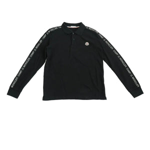 Moncler Long-Sleeve Polo Shirt (Kids Large)