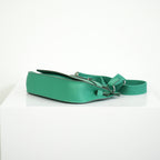 Hermes Mini Jypsiere Vibrant Green Palladium Harware w/ dust bag