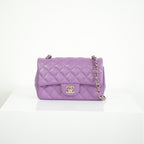 Chanel Purple Mini Flap Bag