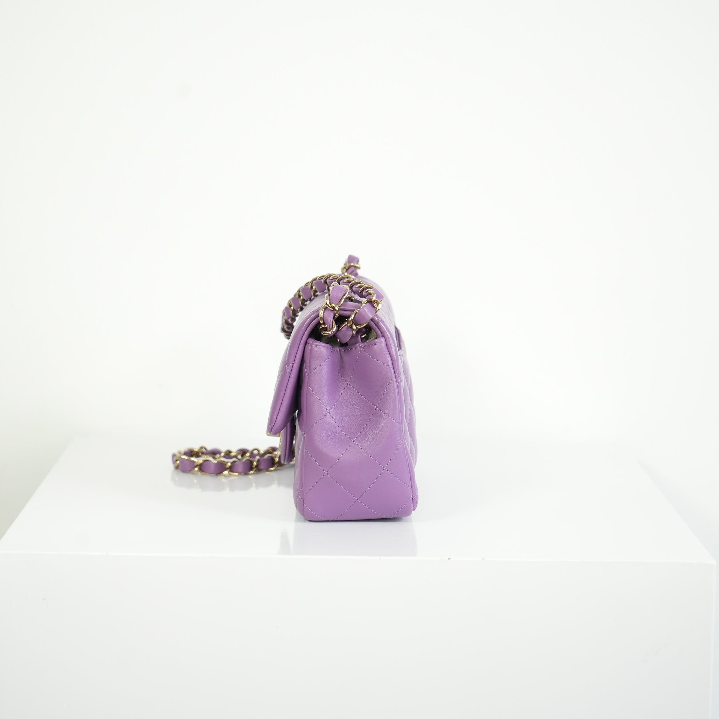 Chanel Purple Mini Flap Bag