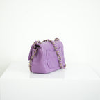Chanel Purple Mini Flap Bag