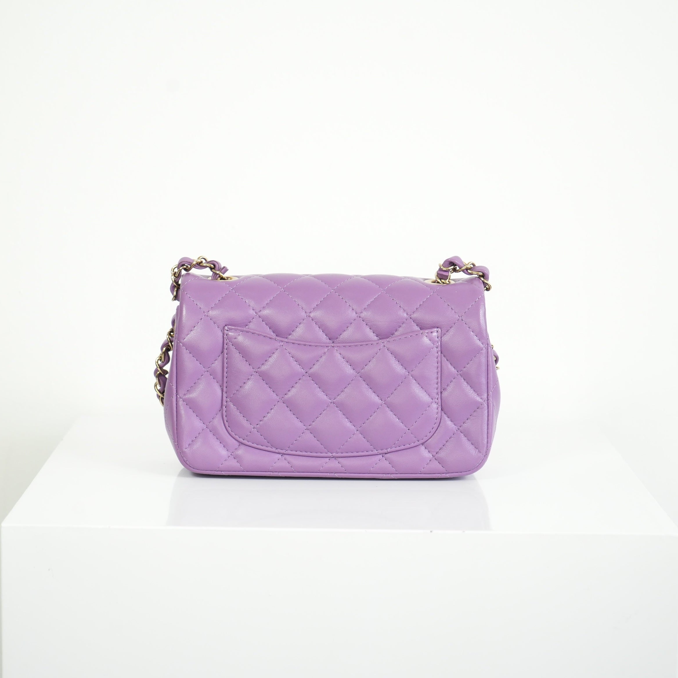 Chanel Purple Mini Flap Bag