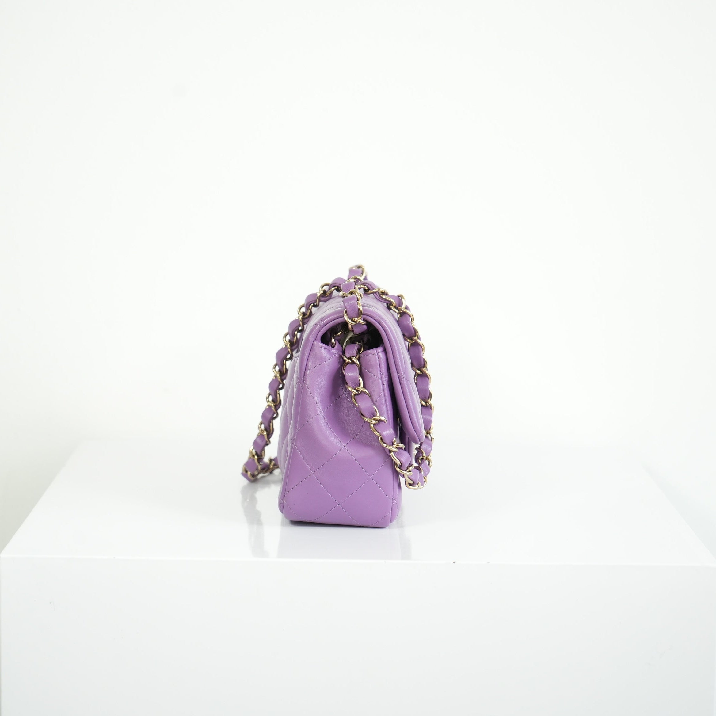 Chanel Purple Mini Flap Bag