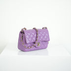Chanel Purple Mini Flap Bag