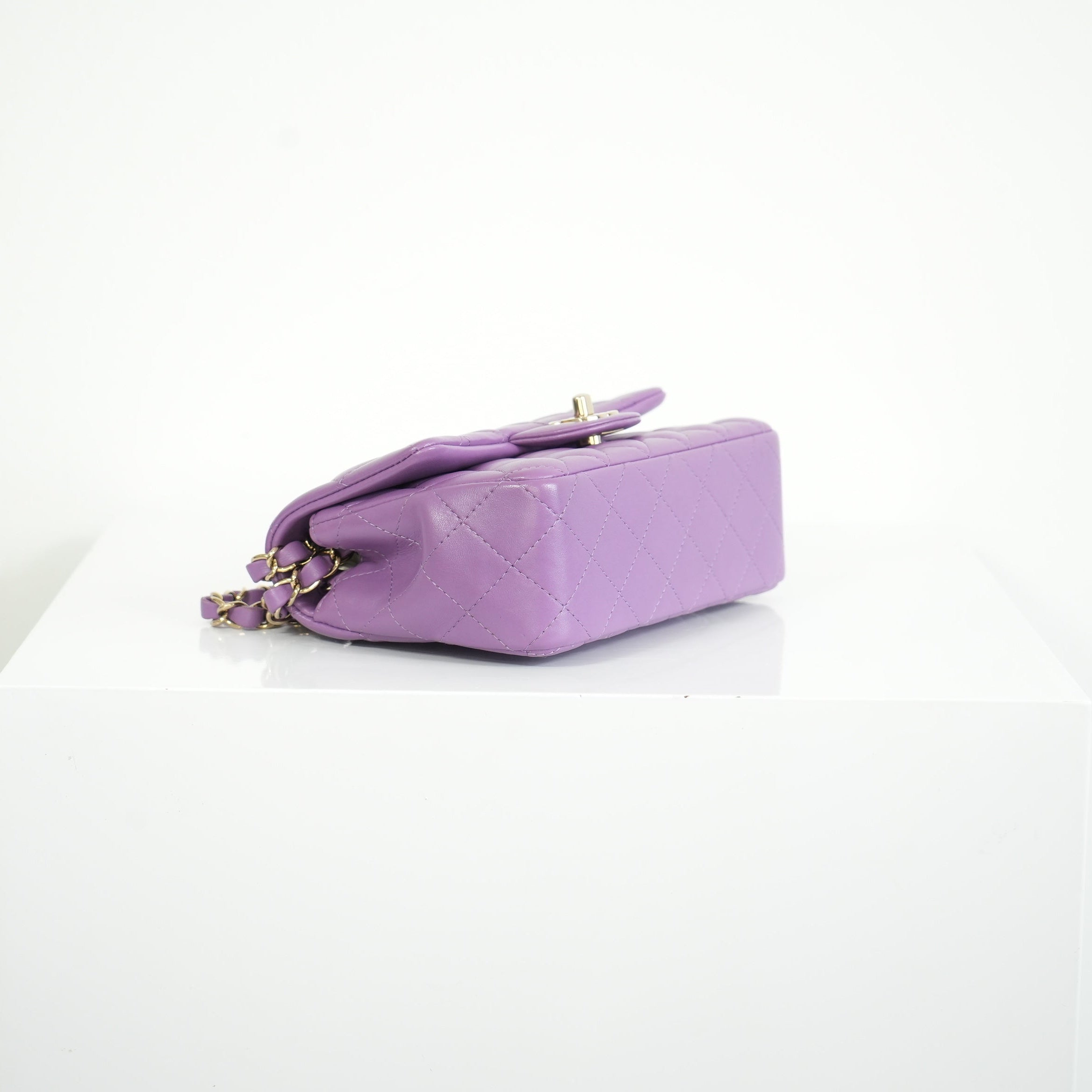 Chanel Purple Mini Flap Bag
