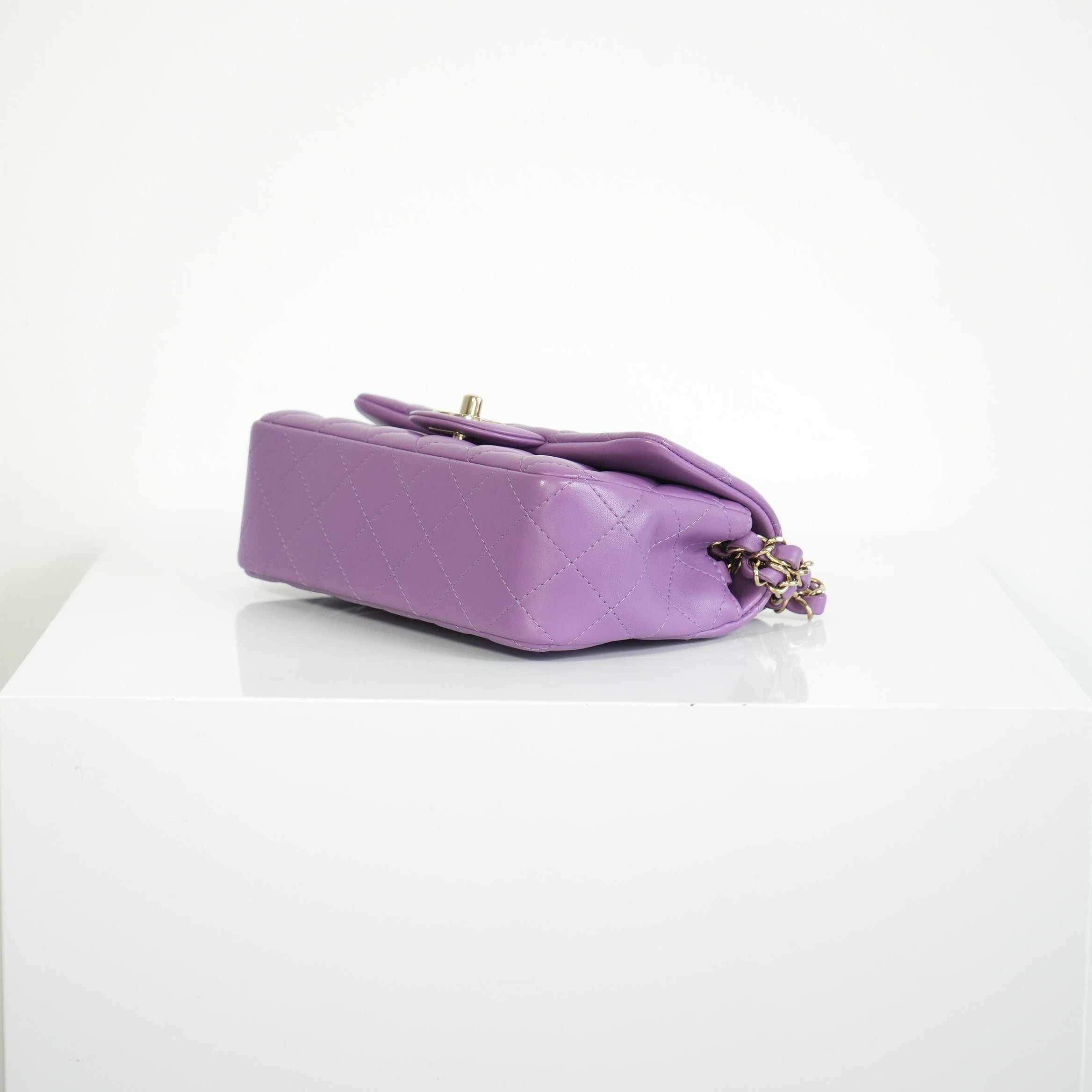 Chanel Purple Mini Flap Bag